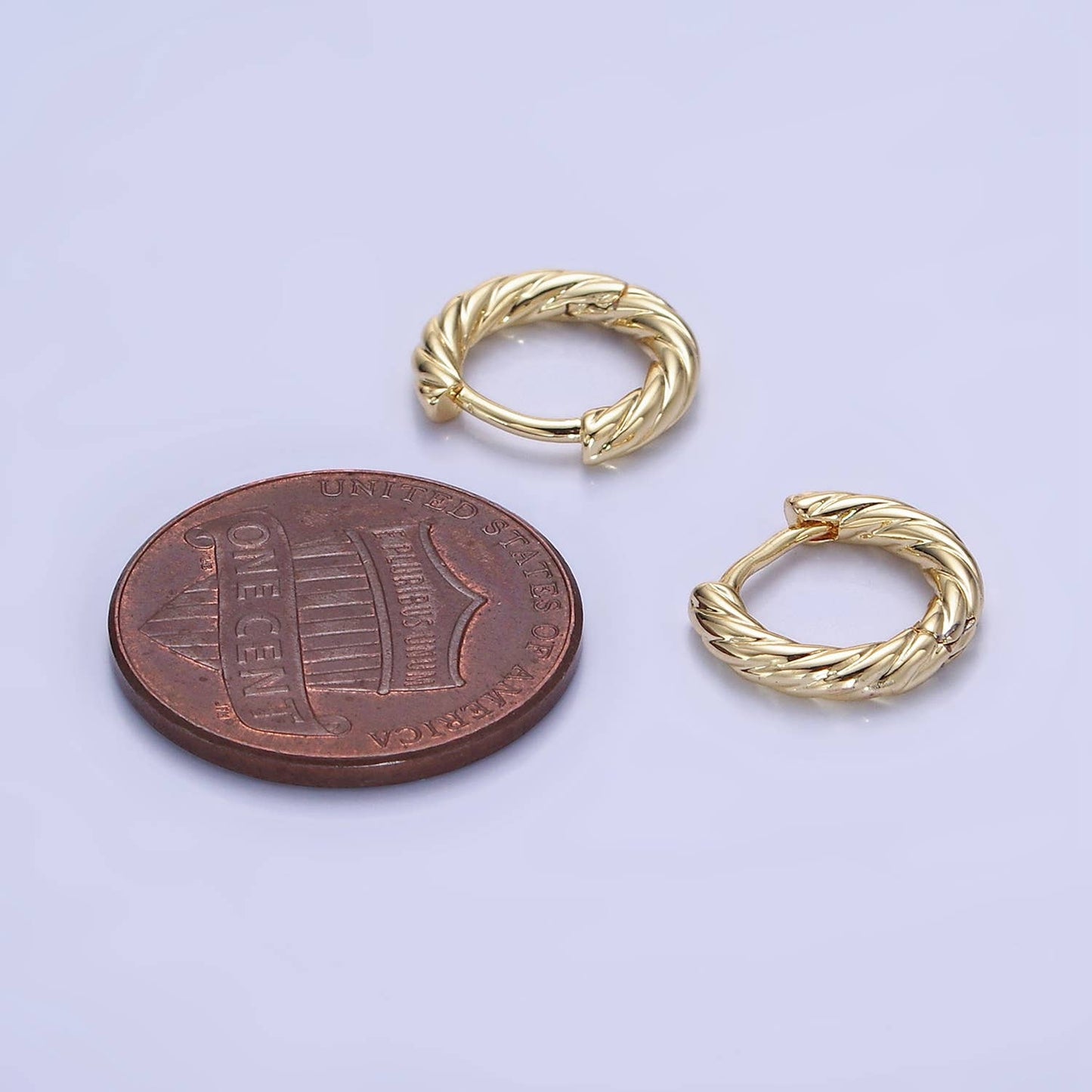 Gold Filled Twist Cartilage Earrings
