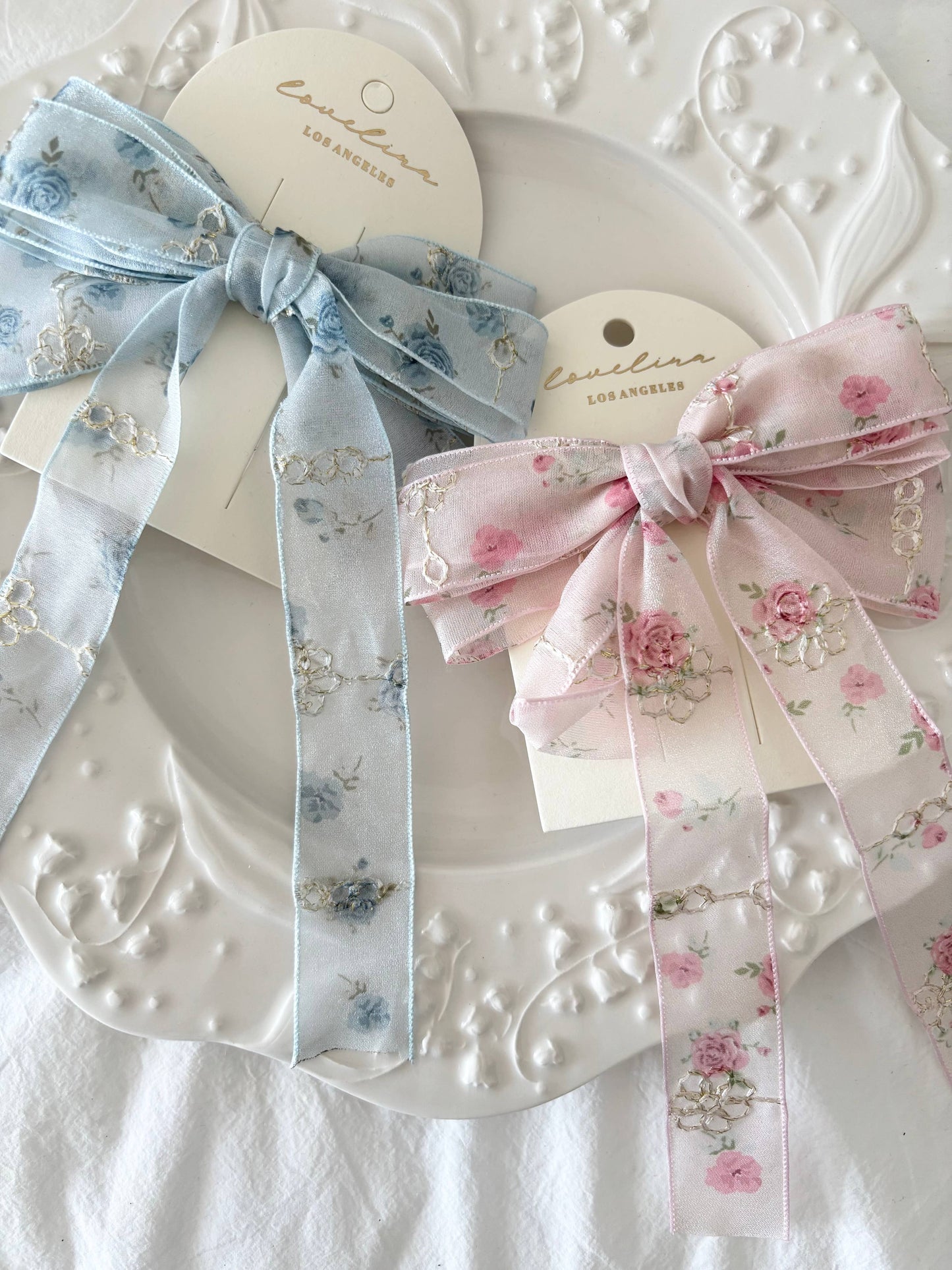 Lovely Lacey Bow Hair Clip