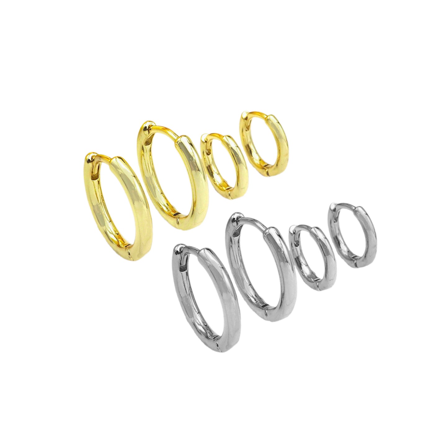 Huggie Hoop Earrings- Gold