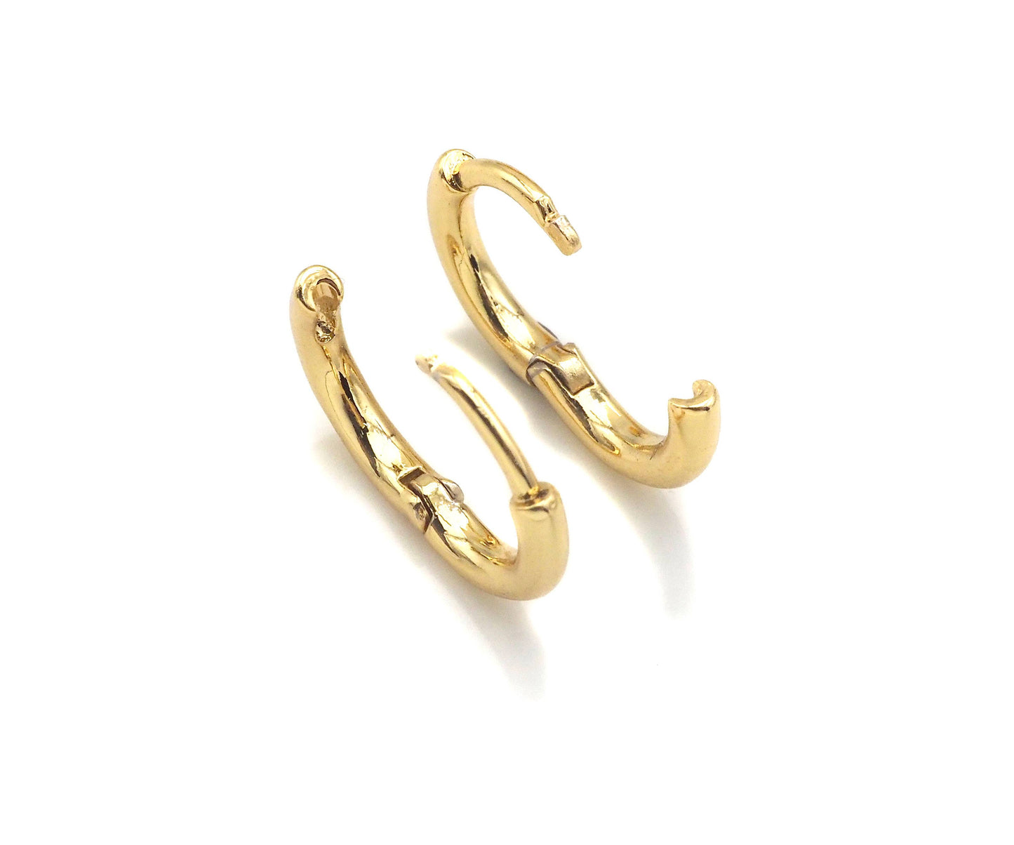 Huggie Hoop Earrings- Gold