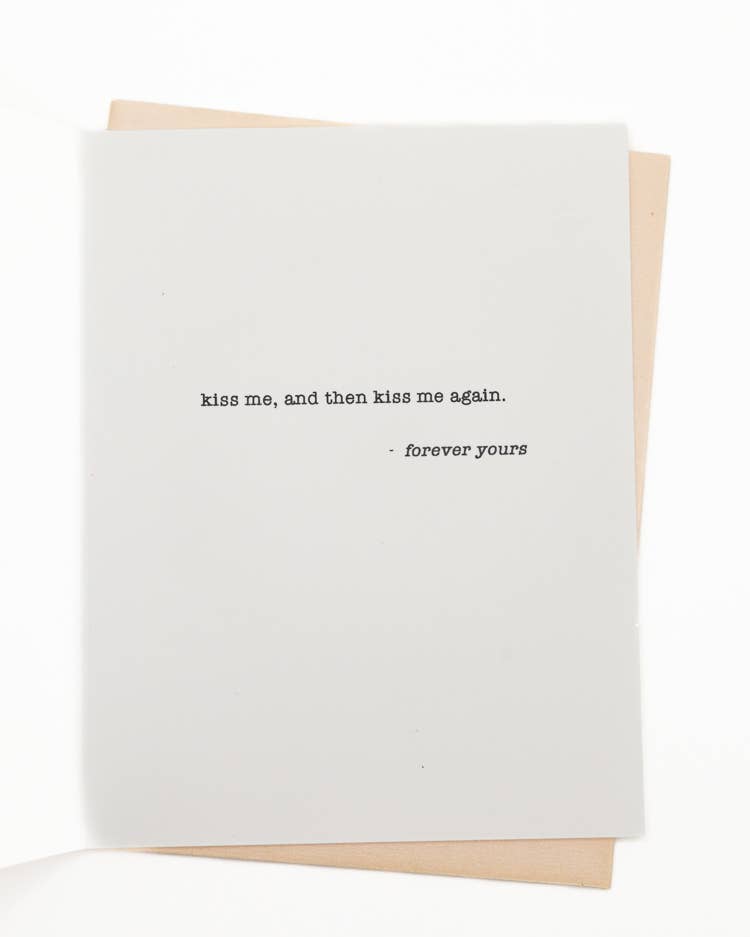 'Sweet Kisses' Anniversary Greeting Card