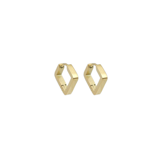 Square Huggie Earrings