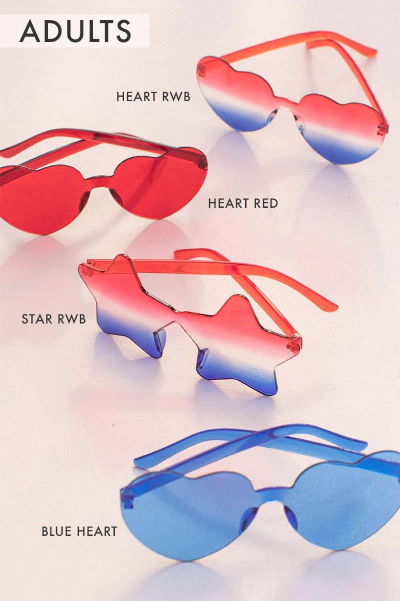 4th of July Sunglasses: Heart