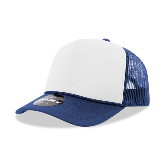 Adult Foam Trucker Hat -Nvy/Wht/Nvy