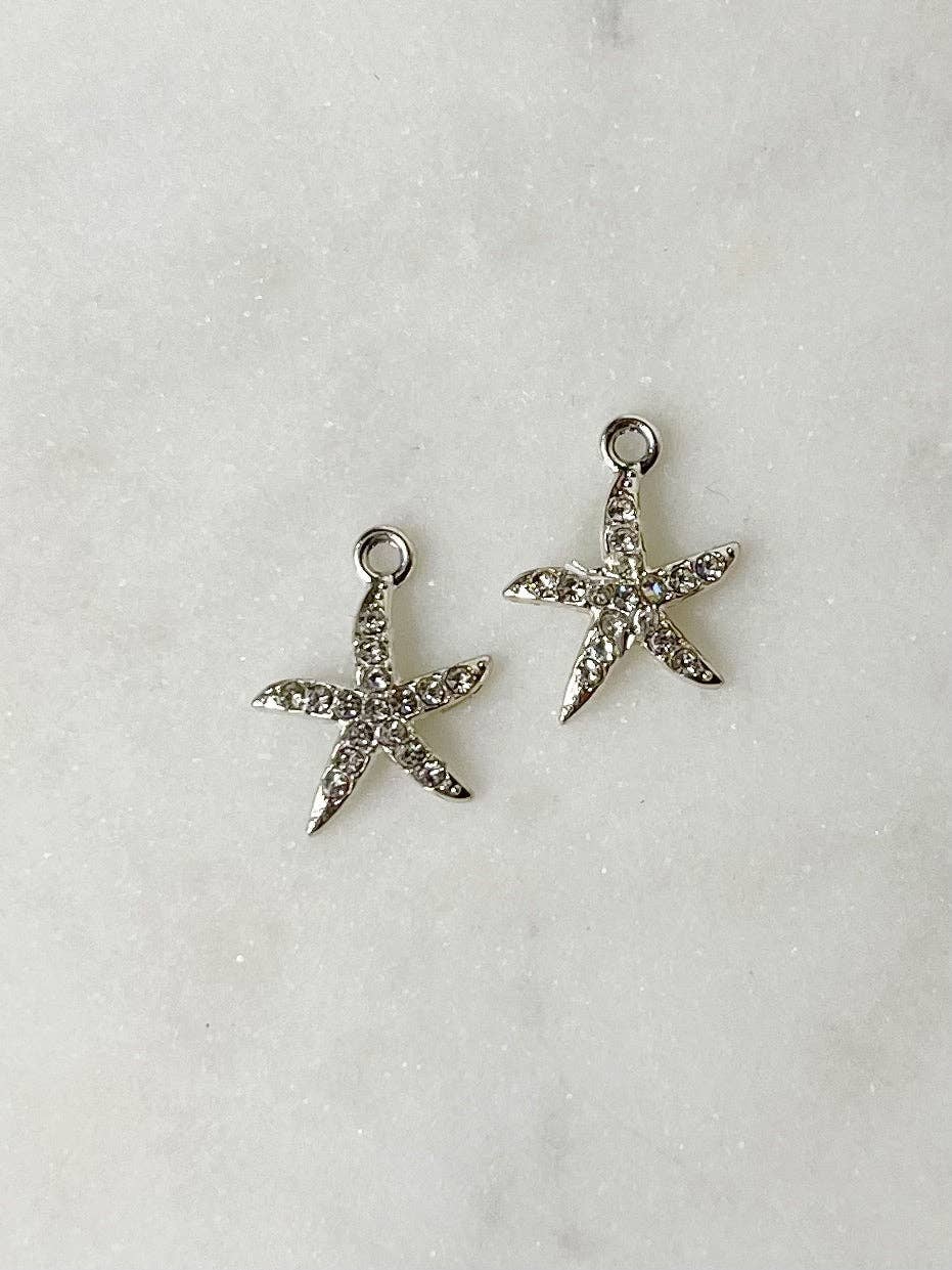 Silver Starfish Charm