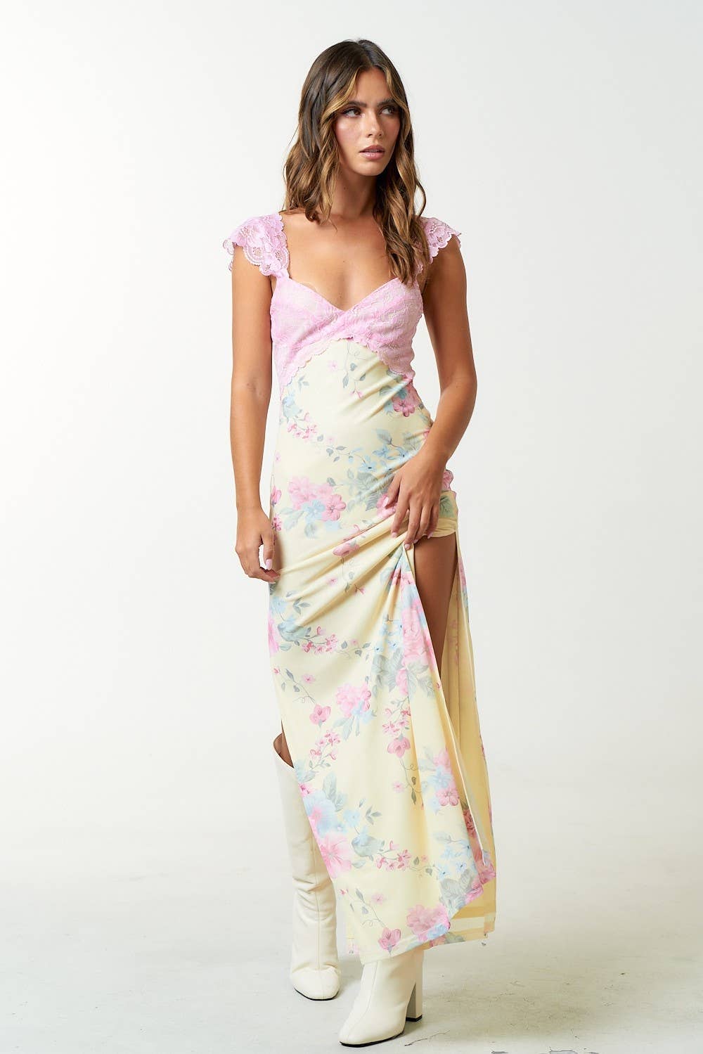 For the Love of Pastels Maxi Dress