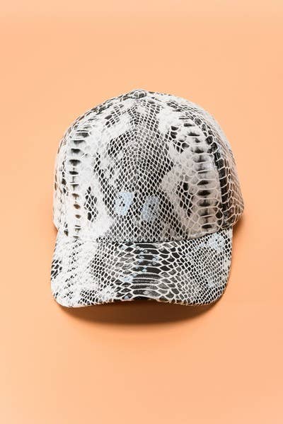 ANIMAL PRINT BASE BALL CAP Light