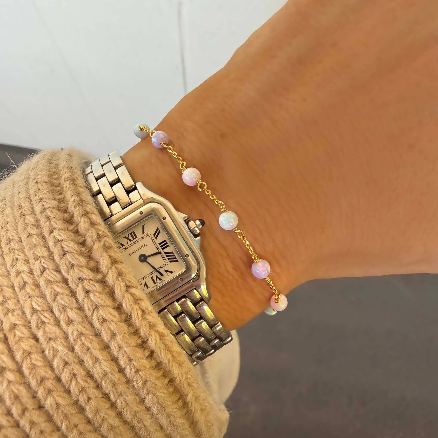 Pastel Opal Gum Drop Bracelet