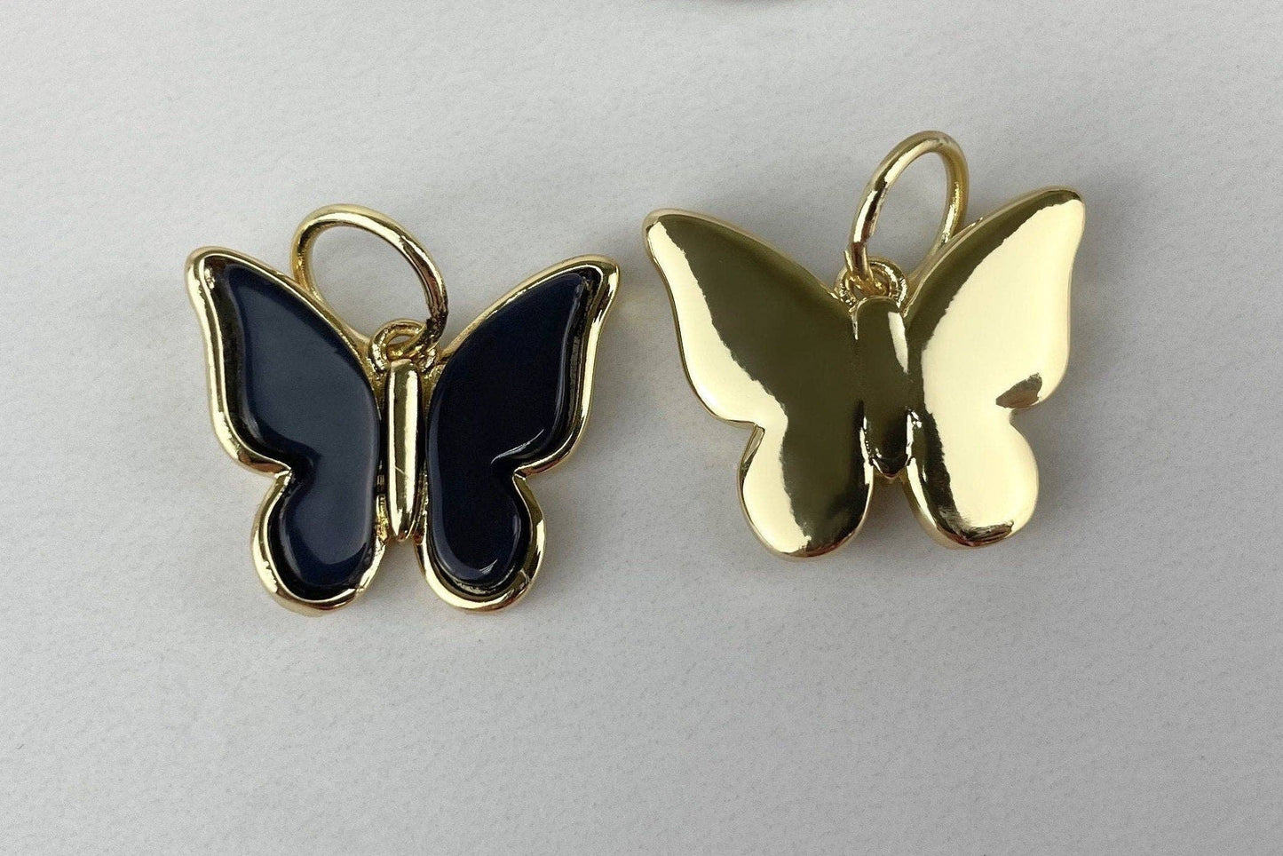 Black Butterfly Charm