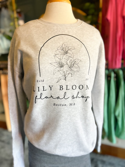 Lily Blooms Floral Shop Sweatshirt