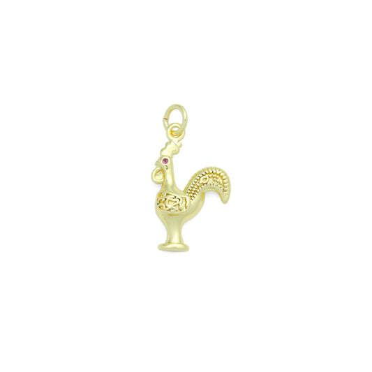 Gold Rooster Charm
