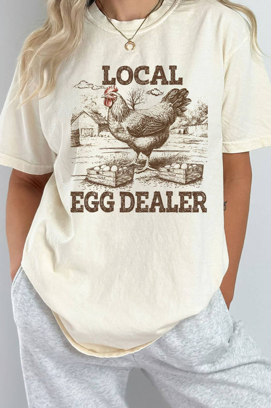 Local Egg Dealer Comfort Colors Tee