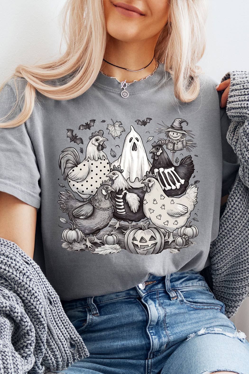 Spooky Chickens Tee