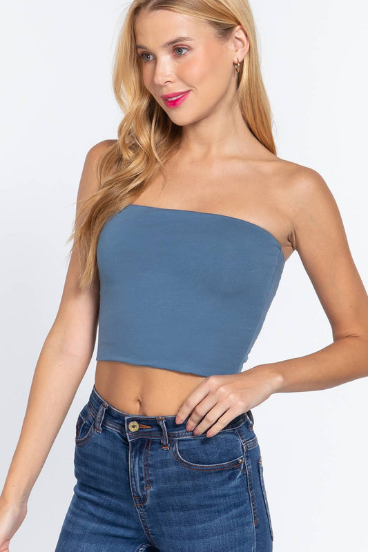 Tina Tube Top in Blue