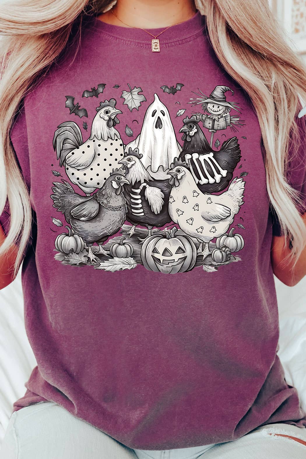 Spooky Chickens Tee