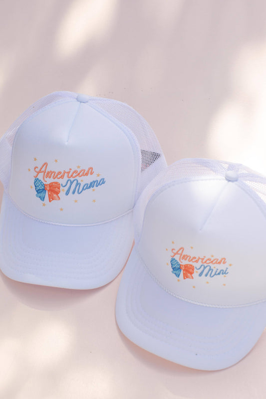 American Mama/Mini July 4 Trucker Hat