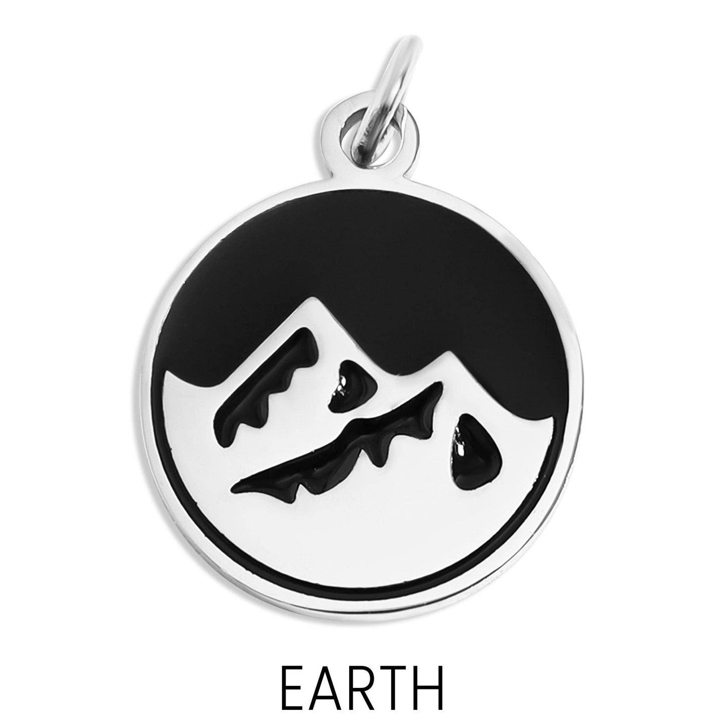 Earth, Fire, Water, & Air Element Charm- Gold