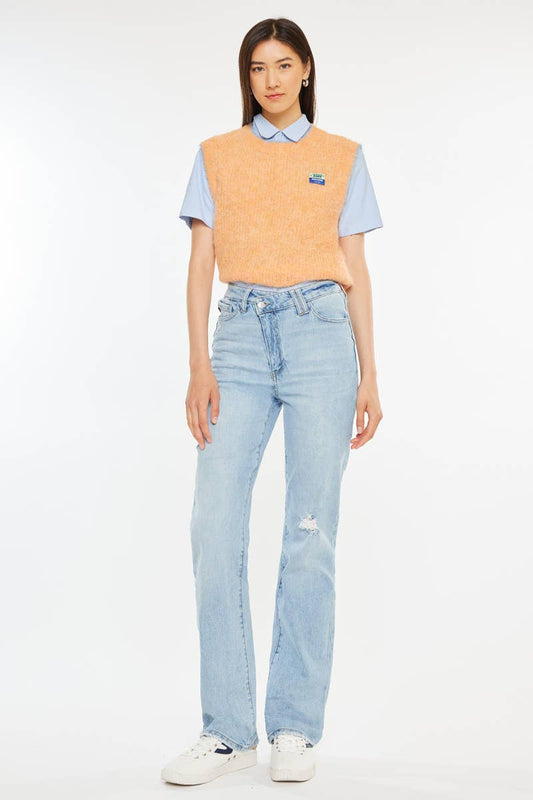 90's High Rise Straight Jeans