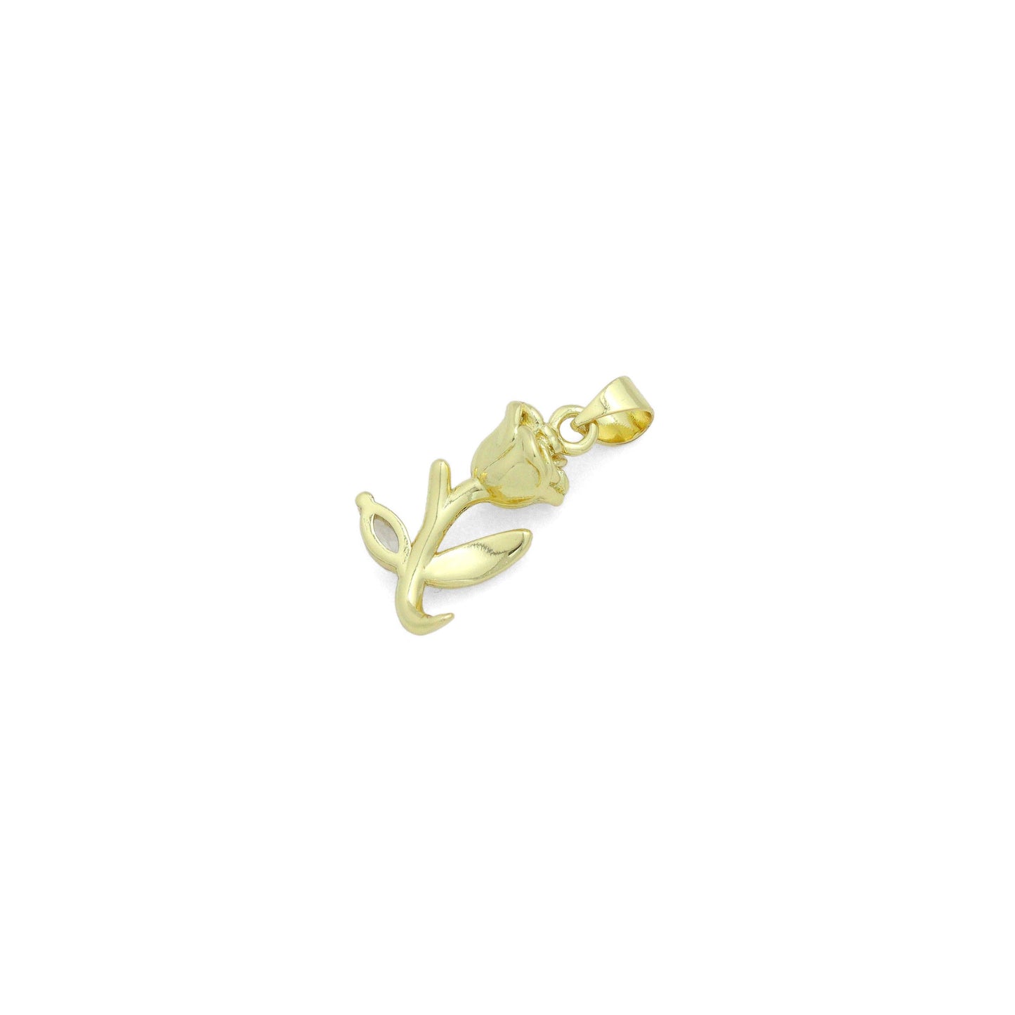 Gold Rose Charm