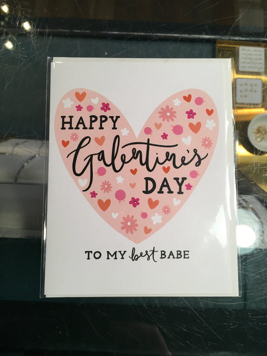 Happy Galentines Day card