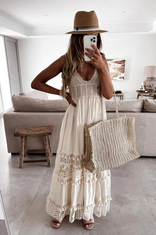 Bohemian Crochet Dress