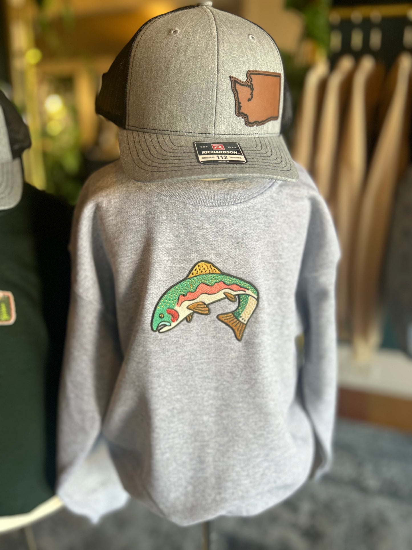 Kids Salmon Sweatshirt