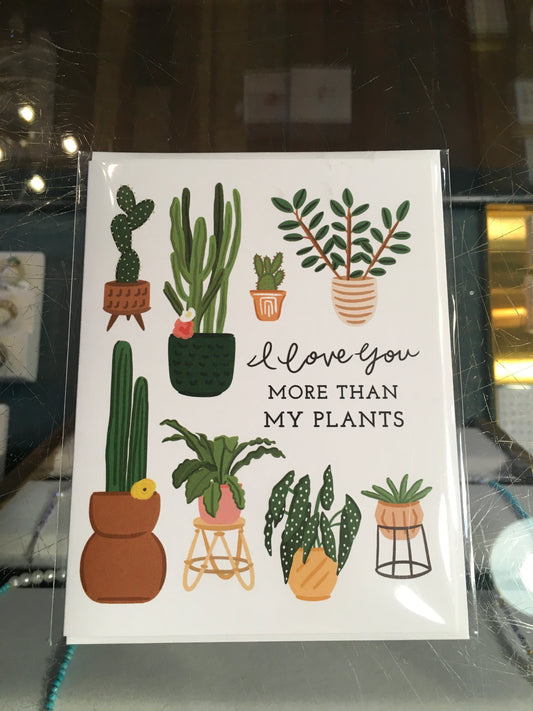 More than my plants card