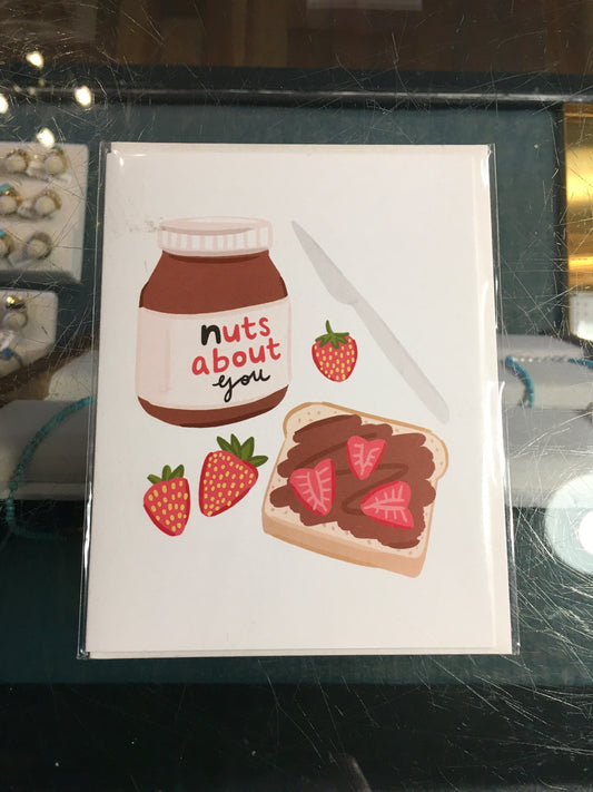 Nuts about you card