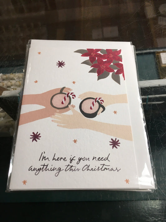 Here for you this Christmas card