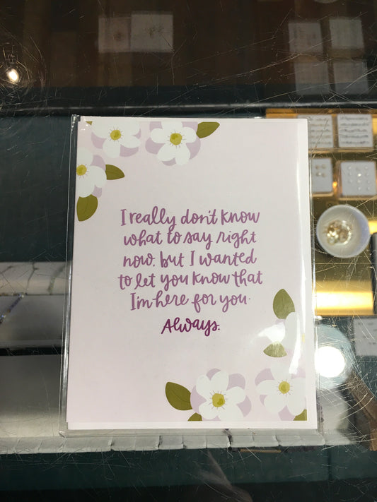 Grief card