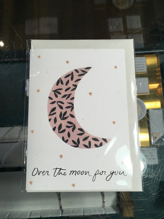 Over the moon card