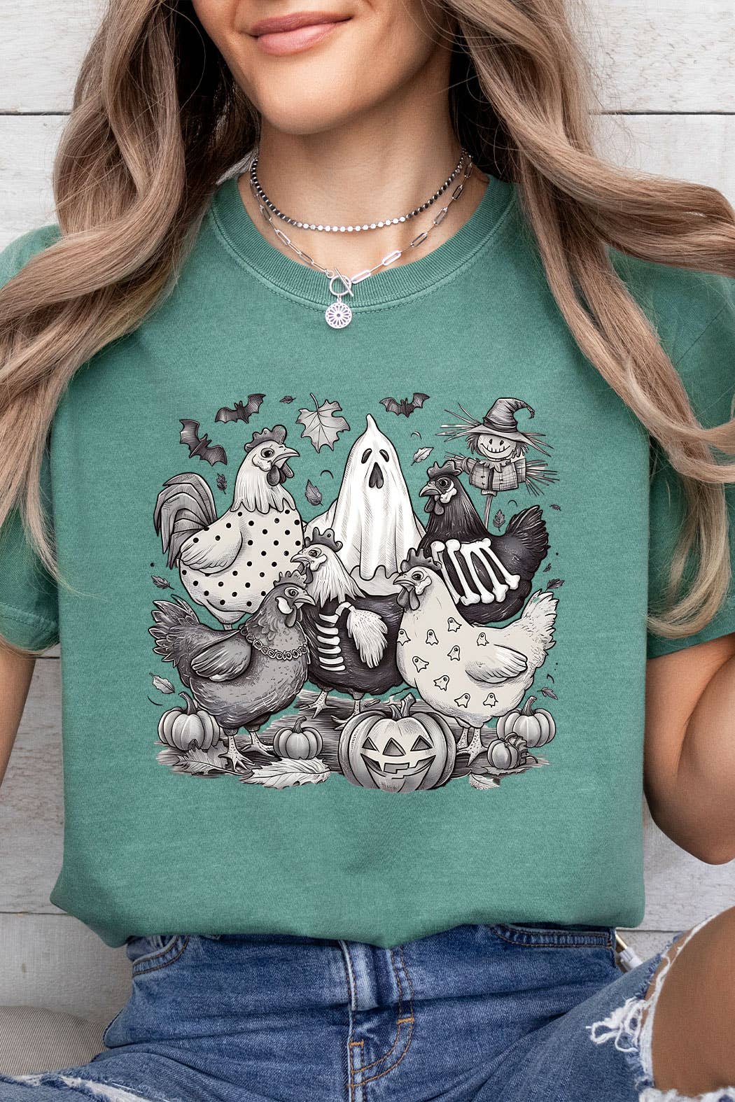 Spooky Chickens Tee