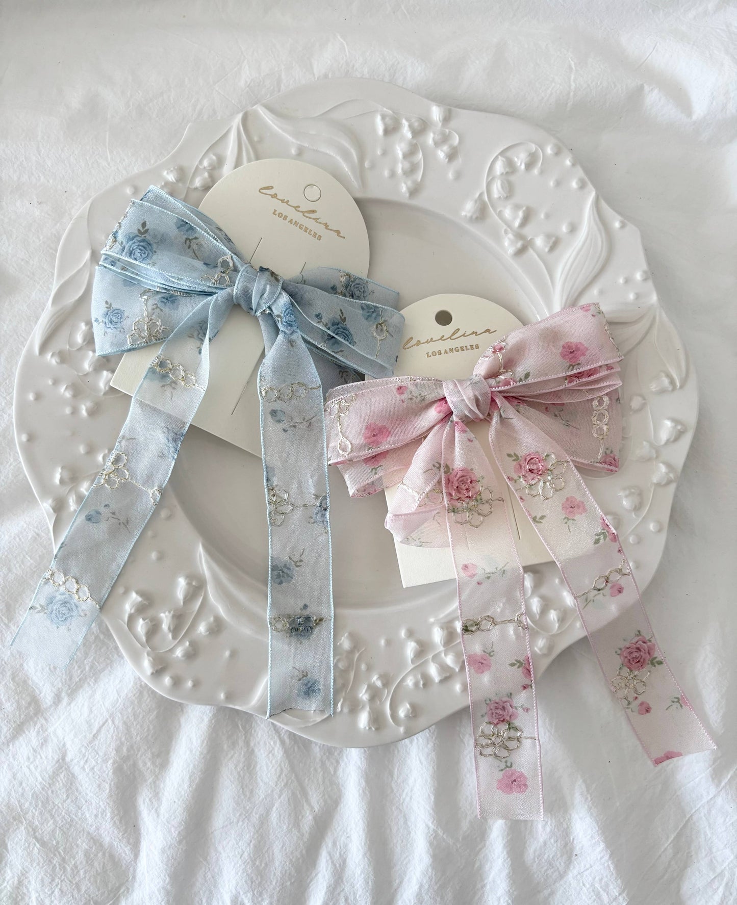 Lovely Lacey Bow Hair Clip