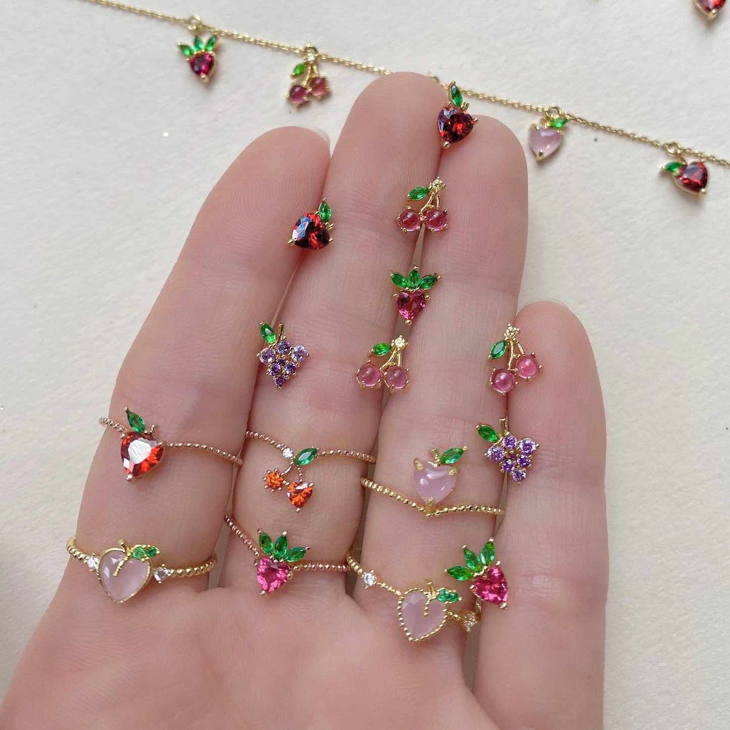 Fruit Basket Stud Set