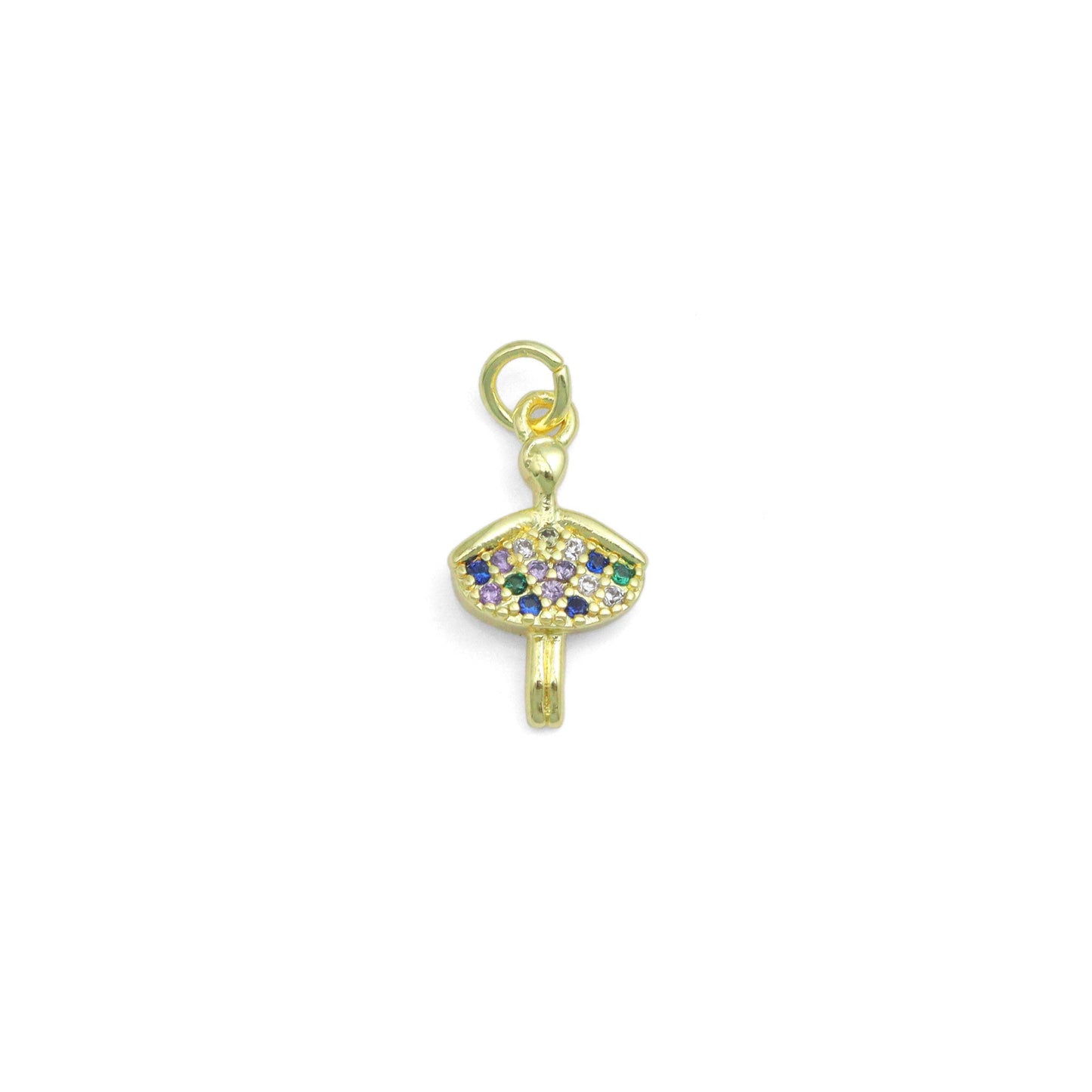 Colorful Ballerina Charm