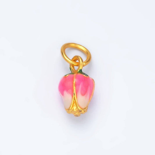 Mini Tulip Flower Charm