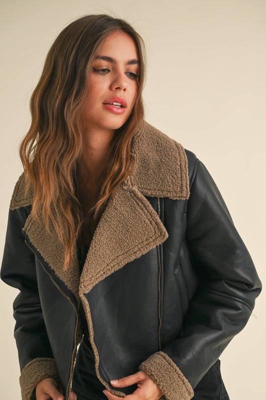 TEDDY BIKER JACKET