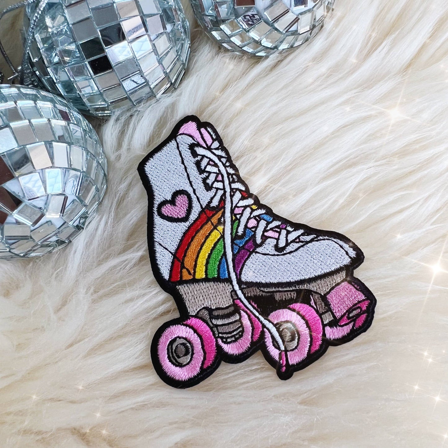 Roller Skate Patch Rainbow