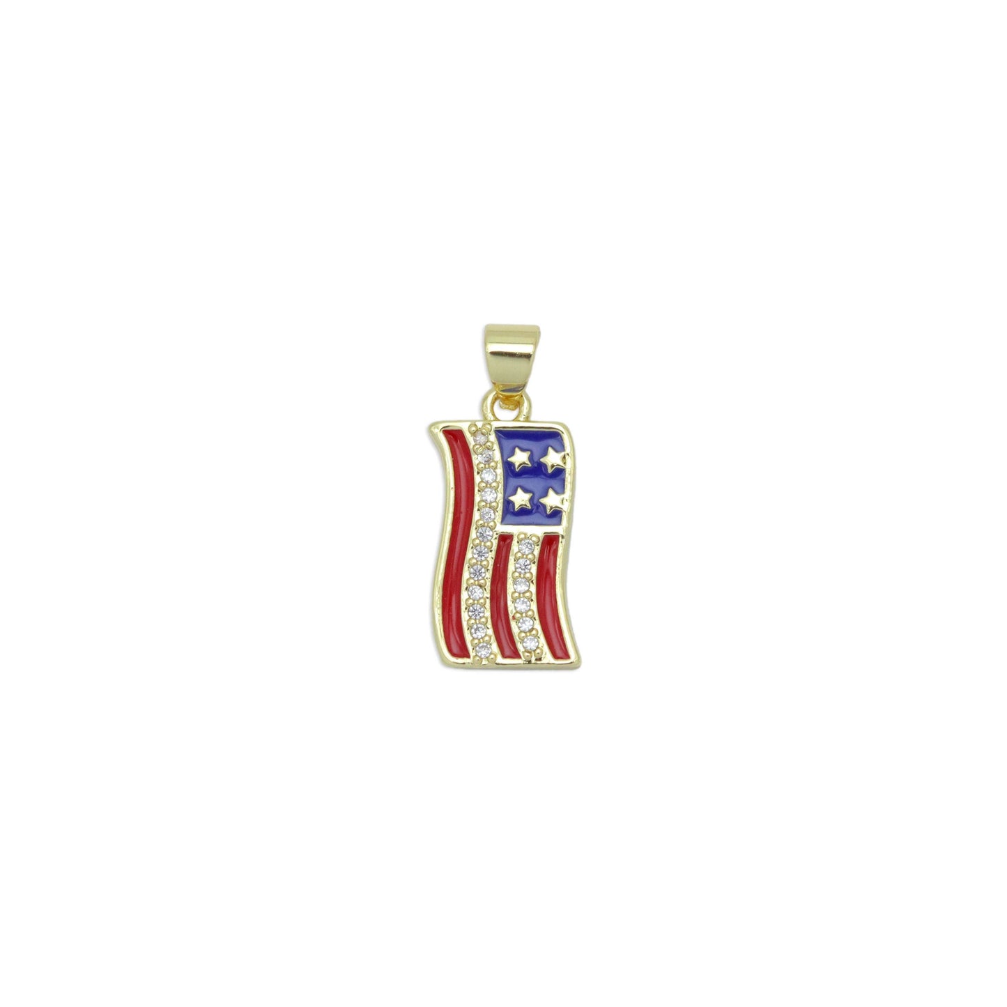 American Flag Charm