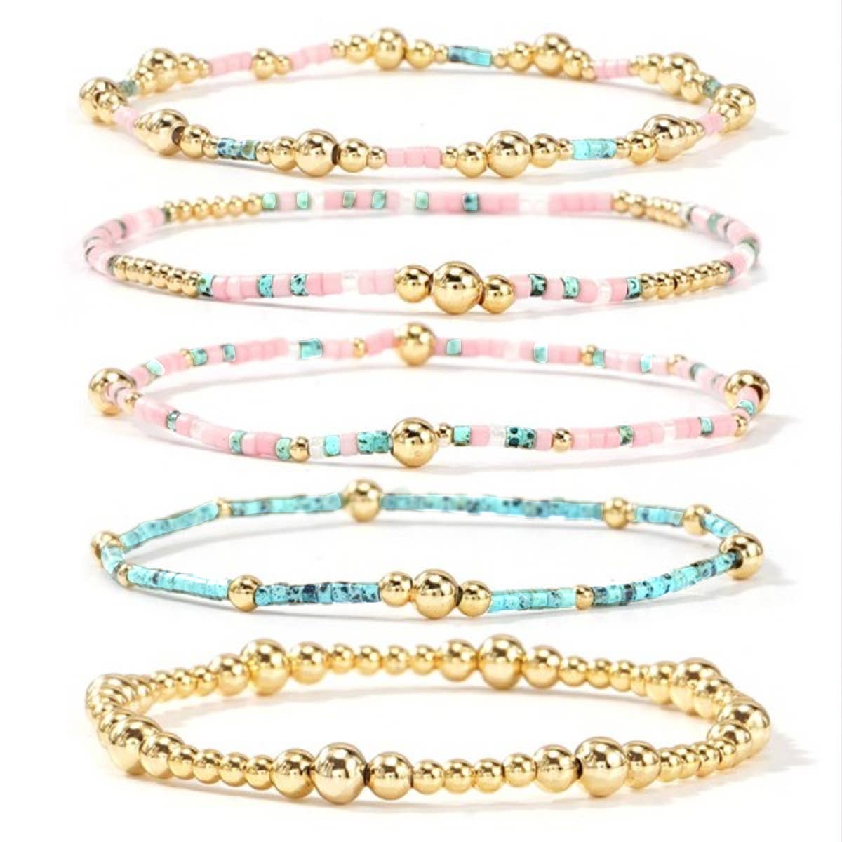 MULTI LAYER NATURAL STONE BRACELET