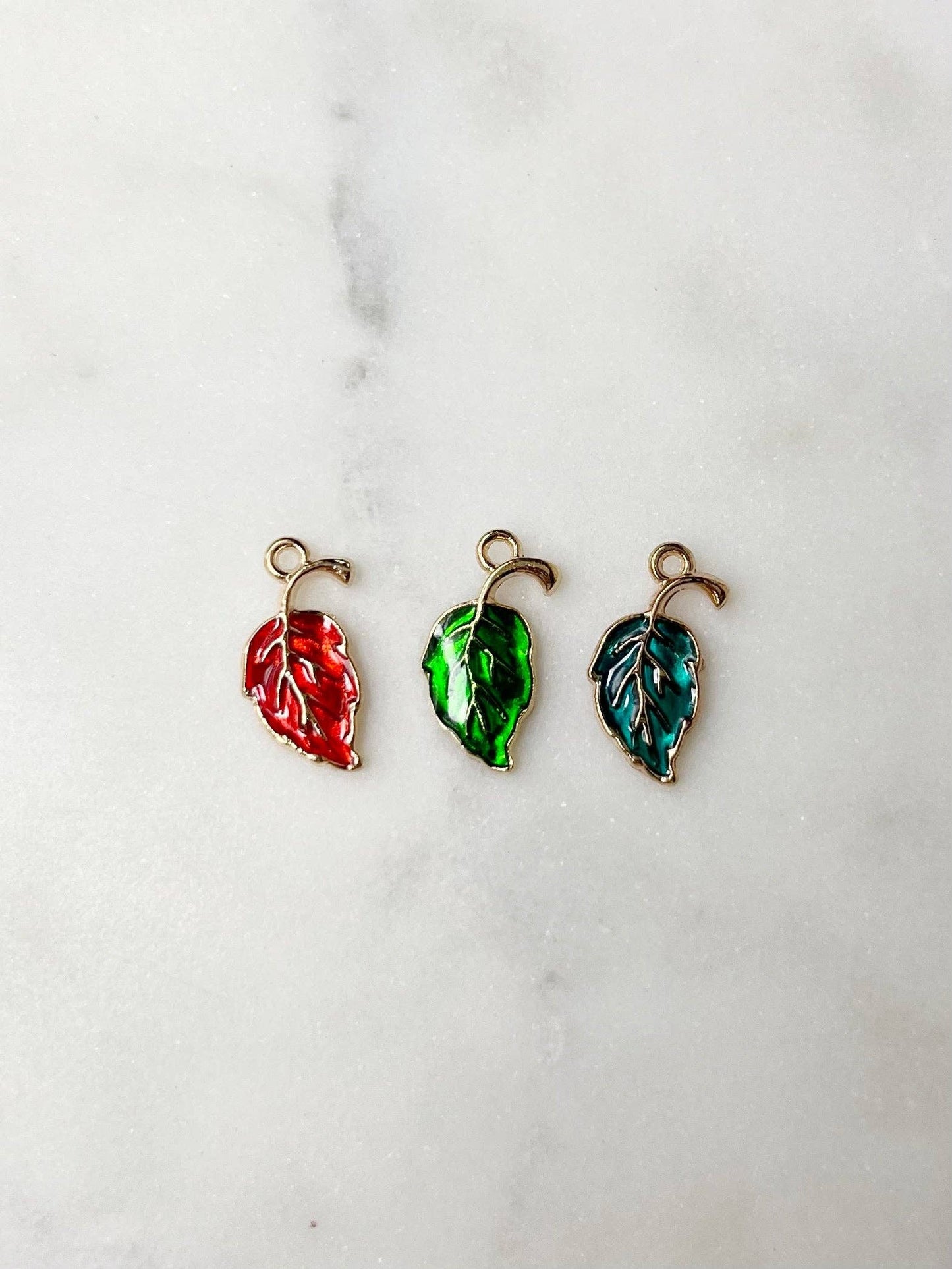 Green Leaf Charm