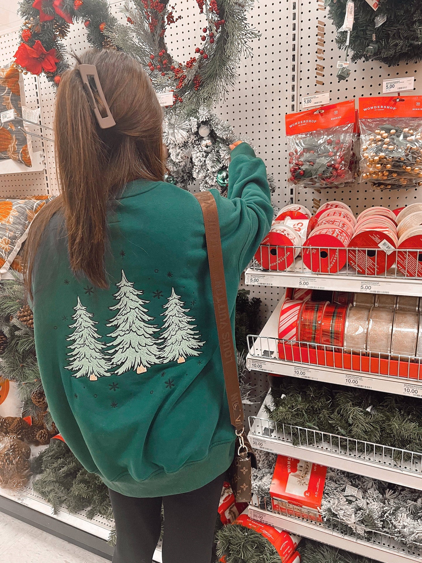 Evergreen Embroidered Sweatshirt