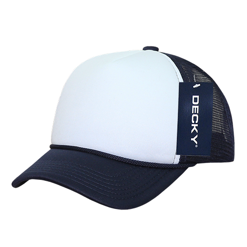 Youth Foam Trucker Hat Navy/White