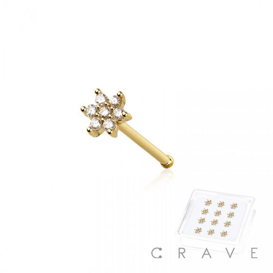 NOSE BONE STUD: GOLD