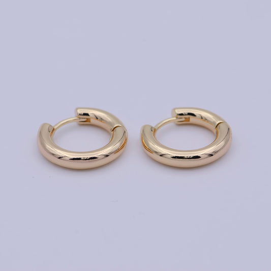 18k Gold Filled Thin Mini Ear Huggies