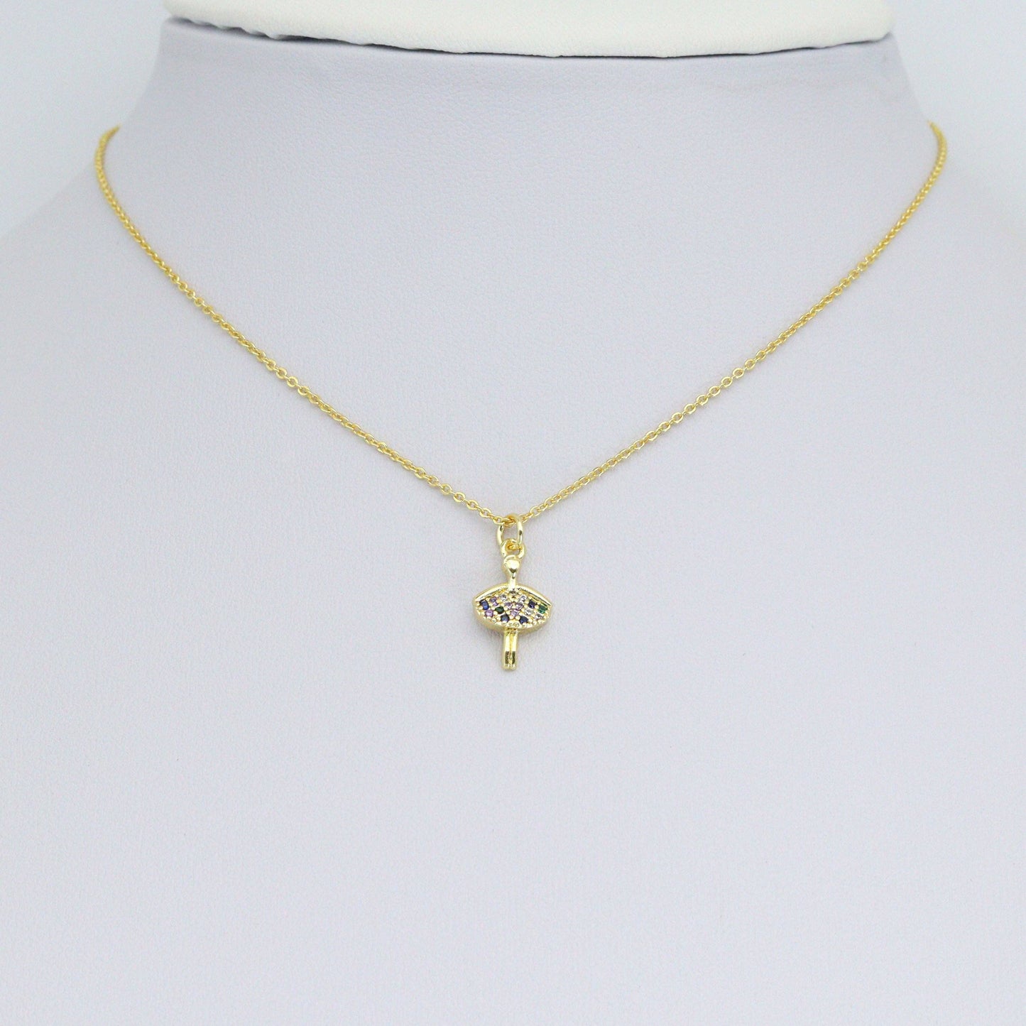 Colorful Ballerina Charm