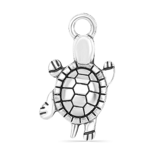 Turtle Charm- Silver