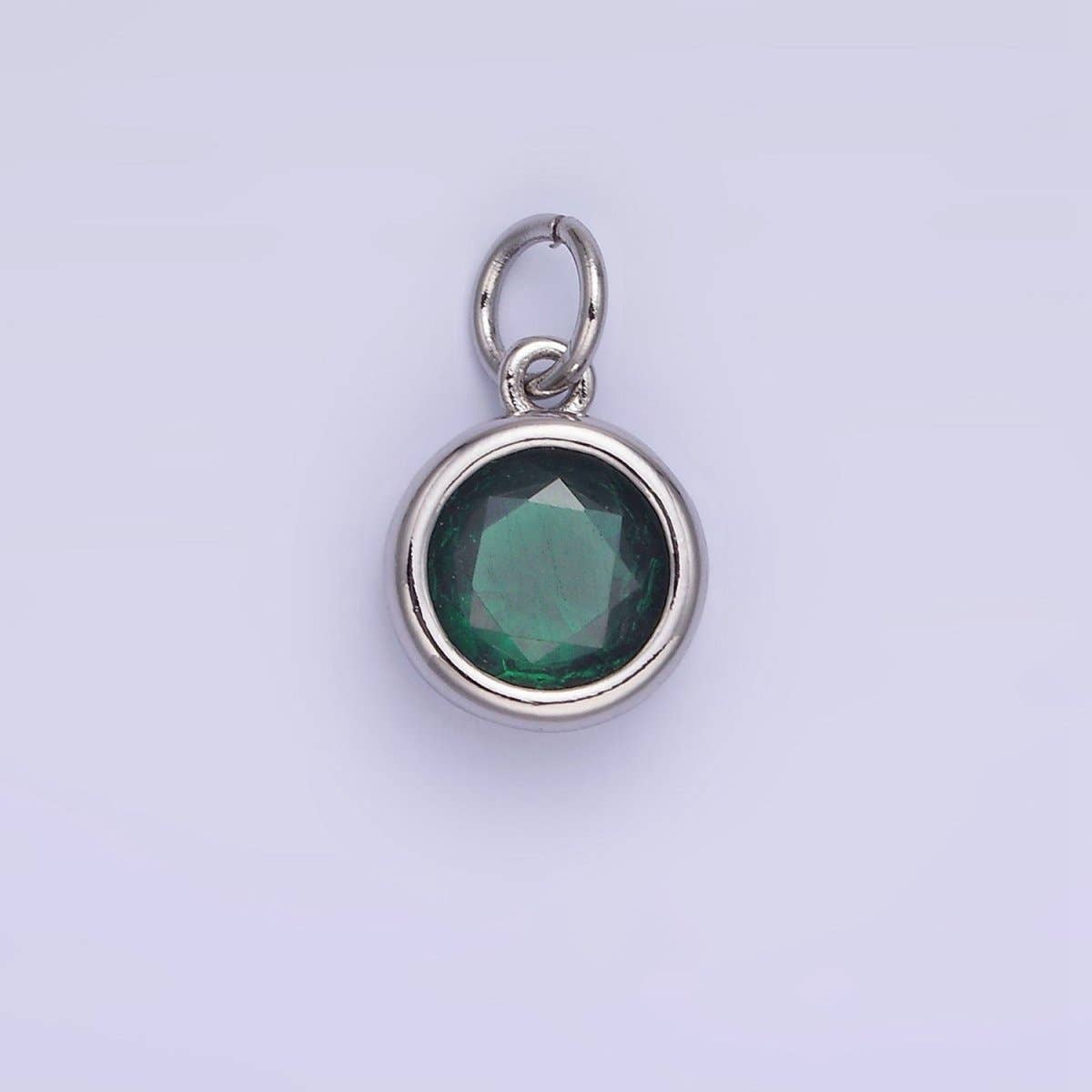 Birthstone Charm: Silver / Yellow