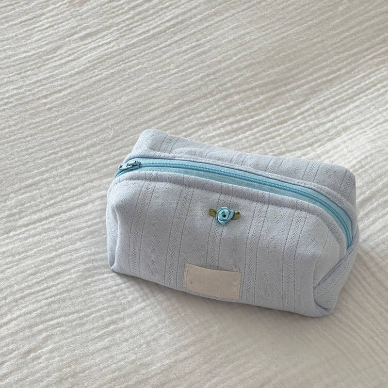 Sweet Blue Cosmetic Bag