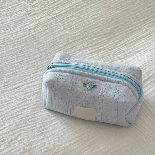 Sweet Blue Cosmetic Bag